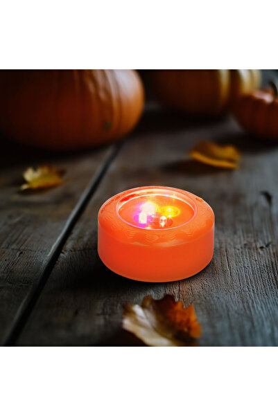 FAMİLY Iluminare pentru Halloween cu LED - LED 4 culori - 2 x AAA - portocali...