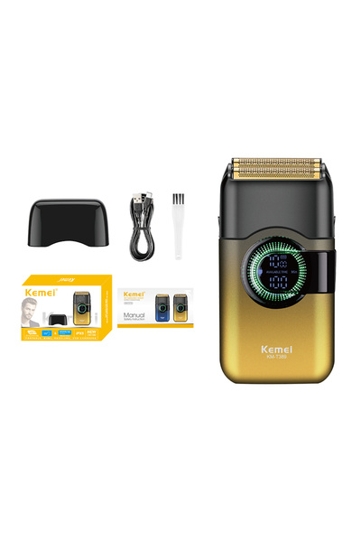 Kemei Ηλεκτρική ξυριστική μηχανή από αλουμινόχαρτο KM-T389 - 7500 στροφές/λεπτό