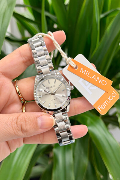 Ferrucci Çelik Kordon Su Geçirmez Garantili Kadın Kol Saati