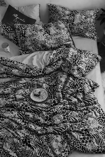 İQON Fitted Sheet Lı Duvet Cover Set Double Pyhtngr