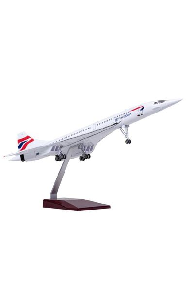 AAC Maket Uçaklar-British Concorde Model Uçak 1:125 Ölçek 50 Cm | Dekoratif v...