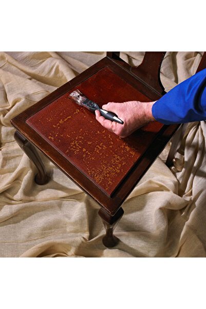 Yuka 2 ADET Parlak Resim Mobilya Cam Metal Vernik 150 ml Su Bazlı 3 ADET SÜNG...