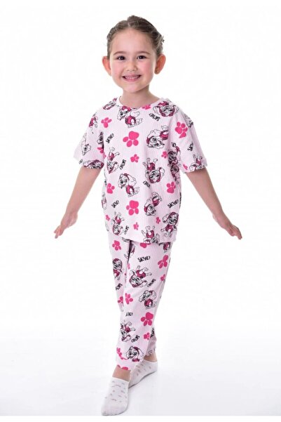 bunny hopp Pijama cu mânecă scurtă din material interlock 100% bumbac , model...