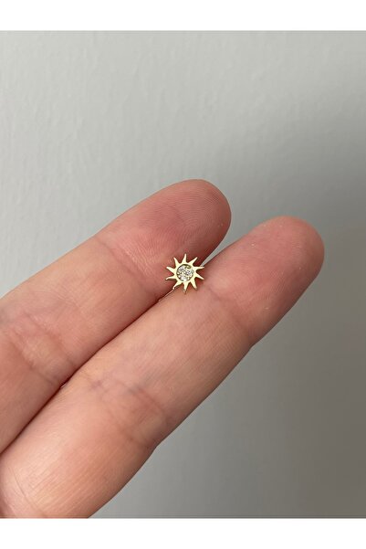 denizden silver Gümüş güneş piercing