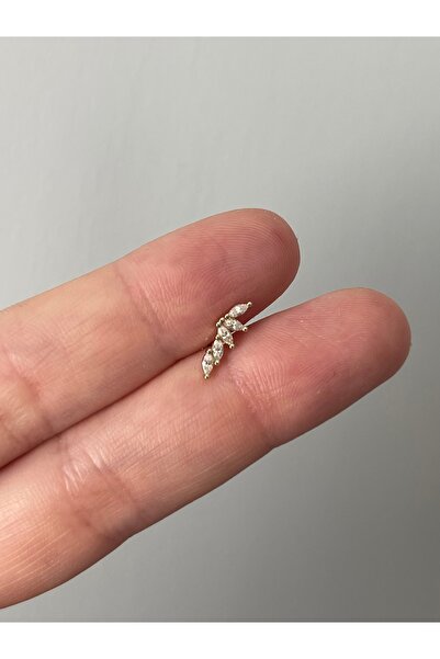 denizden silver Gümüş yay piercing