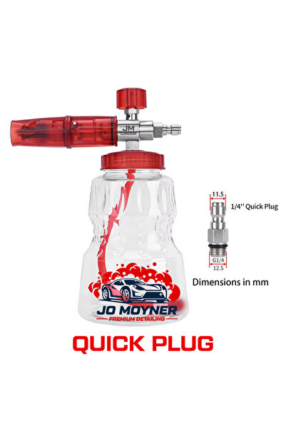 Jo Moyner H ydro GT5 Foam Lance Quick Plug Cihazlar İle Uyumlu Köpük Yapıcı A...