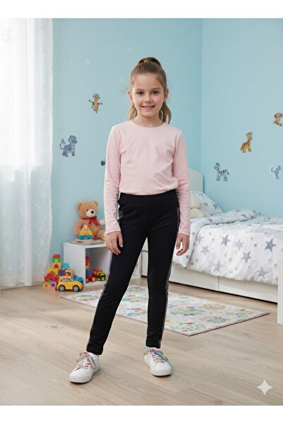 Yağmur Giyim Civelek Buzzy Appliqued Girls' Tights 8-12 Years 0136