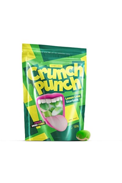 crunch Punch Crispy Candies with Lemon and Lime 100g