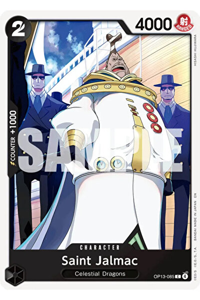 Bandai TCG One Piece Saint Jalmac Op13-085 Licensed Game Card (En)