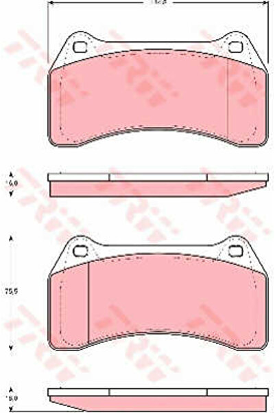 TRW Disc brake pad set, GDB1512 disc brake