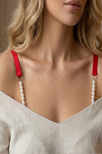 CAŞ DEKORASYON Crvena perla za naramenicu grudnjaka