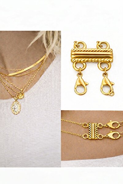 GlassySKY (قطعتان) جهاز فصل السلاسل المغناطيسي المتعدد - جهاز منع تشابك السلاسل