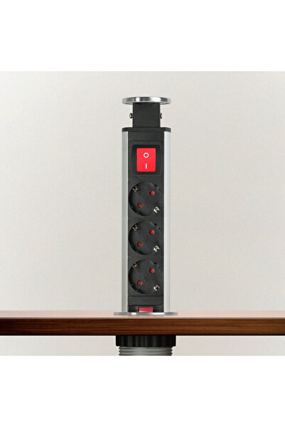 DELIGHT Concealed distributor with 3 outlets and switch