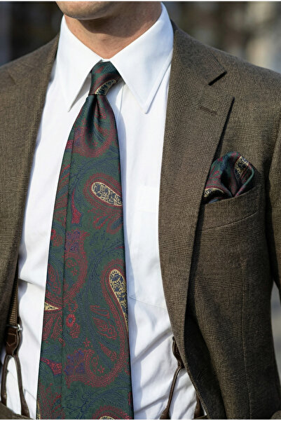 CROATE Sultan Emerald – Specijalna kolekcija Emerald Green šal Sa deznom Kravata