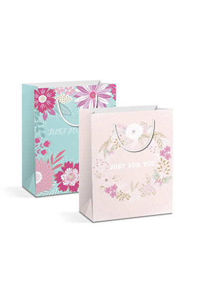 FAMİLY Gift bag - paper - 178 x 102 x 228 mm - 2 types / pack