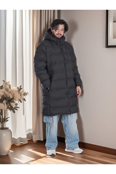 Finelook Mens Winter Long Puffer Jacket