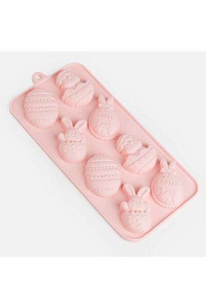 OEM Forma de Silicon cu 8 Modele de Oua & Iepurasi 10,5x21cm
