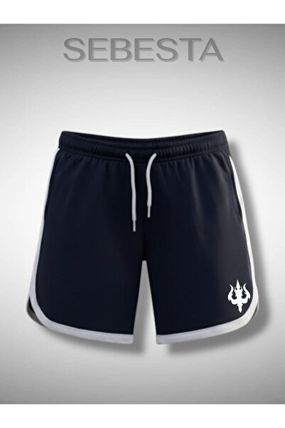 Sebesta Fashion Trident Printed Premium Jersey Piped Sportsman Shorts