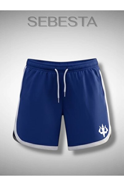 Sebesta Fashion Trident Printed Premium Jersey Piped Sportsman Shorts