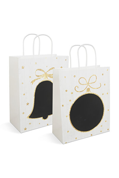 FAMİLY Gift bag - "Craft" paper - 265 x 127 x 330 mm - 2 types/pack