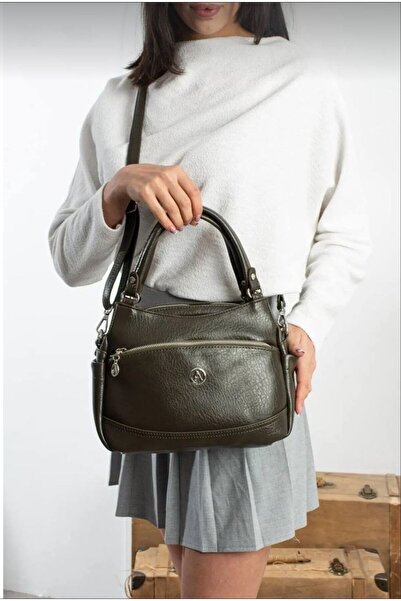 ÇANTAM GELSİN Γυναικεία τσάντα πολλαπλών θέσεων, μαλακή, με Δερμάτινο θήκες γ...