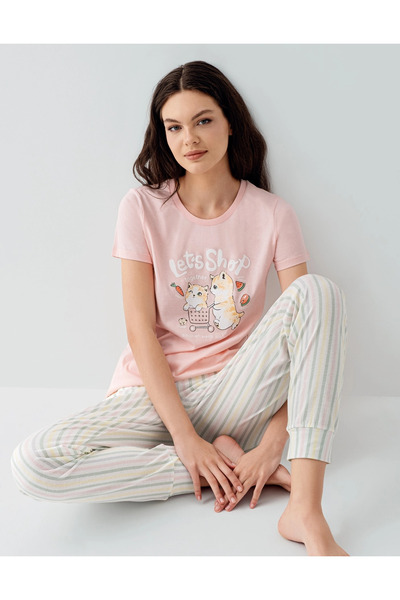 SS HOME CONCEPT Arnetta 3571-S Short Sleeve Pajama Set