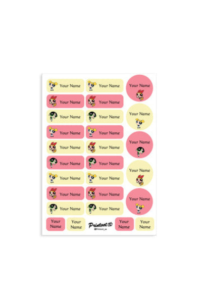 Printoot Powerpuff Girls Stickers Featuring Artistic Character Icons and High...