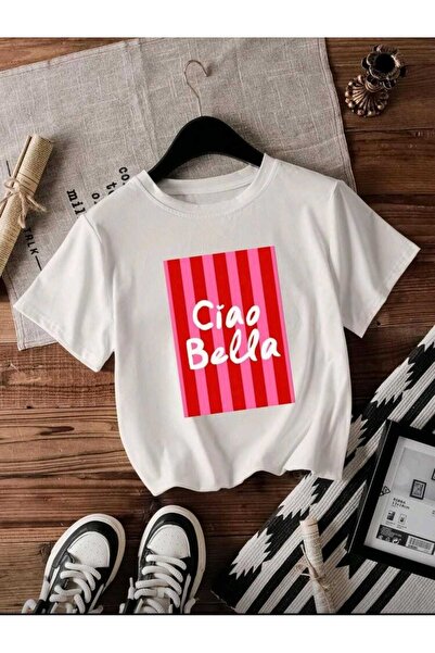 DİVİN Modern New Season Printed Fabric Oversized Tshirt