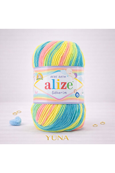Alize Bebe Batik Great Soft Non-Pilling Knitting Yarn for Babies 4482