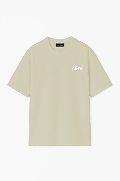 THE RULE Unisex Corteiz Printed Oversized %100 Cotton Wide Cut Textured Crew ...