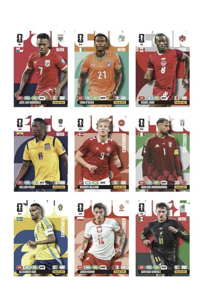 TOYFEST World Cup Fifa 2026 Panini Adrenalyn XL Collection Card Booster 2 Pack 16 Cards