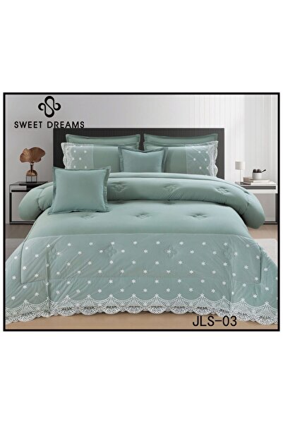 Sweet Dreams Decoration Summer Lace bedspread for two people, 8 pieces