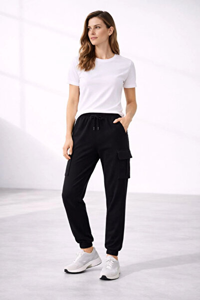 LUMİART Women's Jogger Pants Sweatpants, Comfortable Fit, Pack of Cargo Pocke...