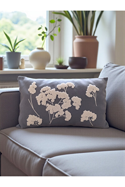 nunuteks evinizi renklendirin Punch Embroidery Cushion Cover |   Sakura Patte...