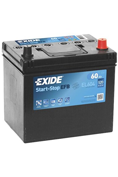 EXIDE EFB Car Battery 60Ah 12V EL604