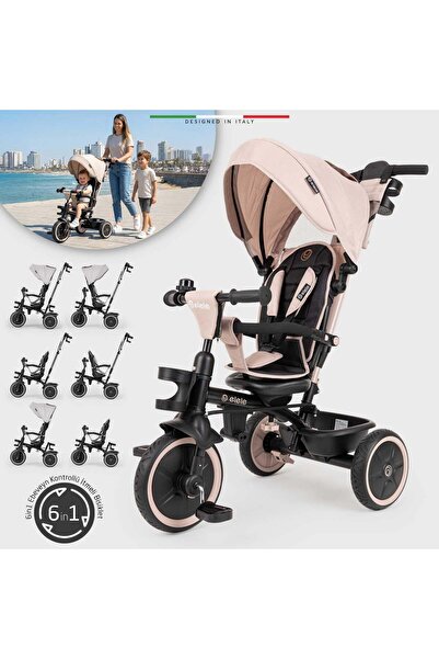 Elele Fertile 6in1 Ebeveyn Kontrollü 3 Tekerlekli Çocuk Bisikleti Çift Yönlü ...
