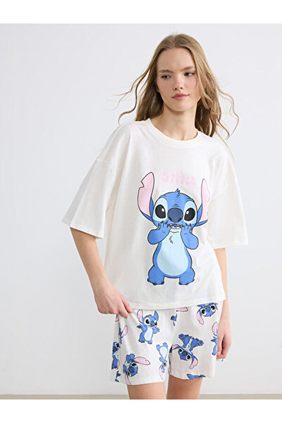 LC Waikiki طقم بيجامة نسائي من I Stitch مطبوع مع شورت من Freezen Store
