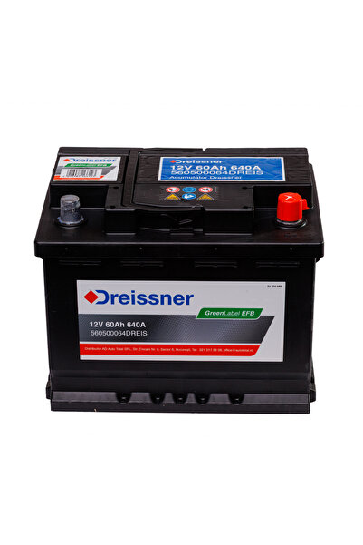 Dreissner Μπαταρία αυτοκινήτου GreenLabel EFB 74Ah 12V 560500064DREIS