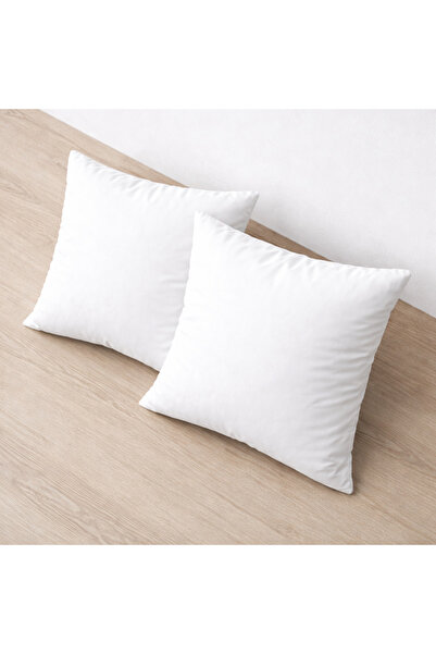 Faralya Life %100 Polyester 380gr 2’li Beyaz Kırlent İçi Dolgu Yastığı 45*45 cm