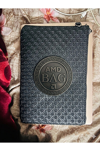 Amd Fortune More Small Woven Leather Handbag for Men