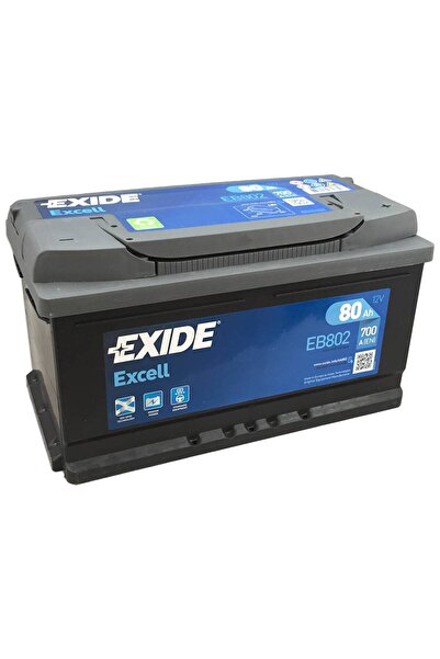 EXIDE Baterie auto Excell 80Ah 12V EB802