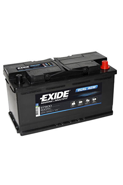 EXIDE Dual AGM Car Battery 92Ah 12V EP800