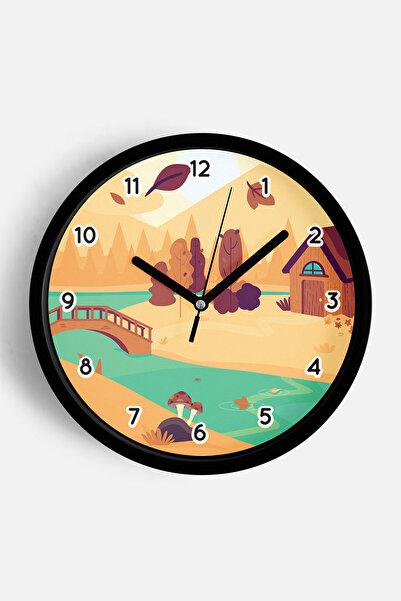 JHAAR Abstract - Boem - Natură - Ceas de perete modern cu vedere la mare - 35...