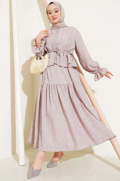 VOLT CLOTHİNG Dvostruki set sa zvonastim tunelom i naboranom suknjom