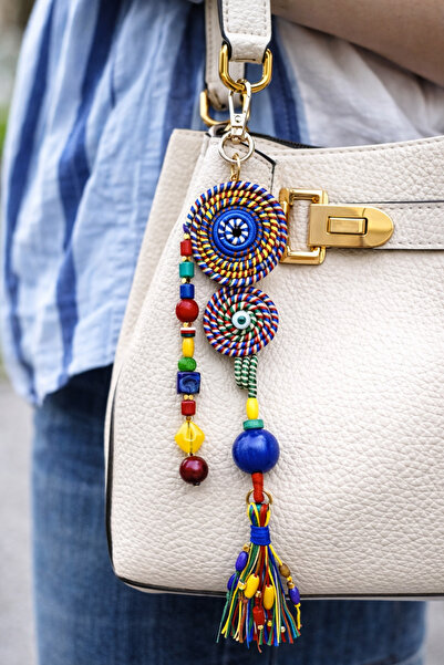 She Sells Bonbon Series Bag Charm – Special Design Colorful Beaded Bag Ornament