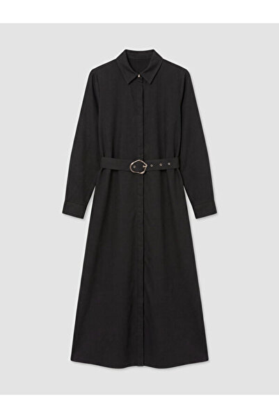 LC Waikiki قميص I Roba Yaka حزام من فريزن ستور، فستان جينز