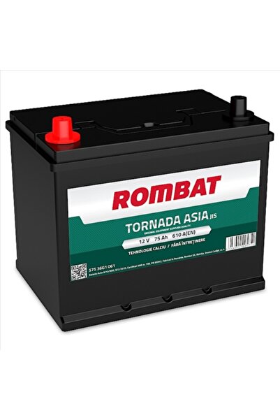 Rombat Baterie auto Tornada Asia 75 Ah 12V 57536G1061