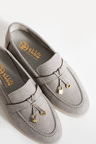 Efulia Stylish Daily Loafers Suede Shoes