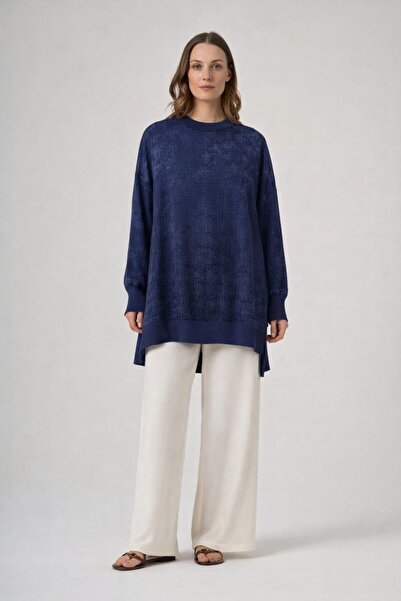 Nuss 3013 Jacquard Detail Tunic