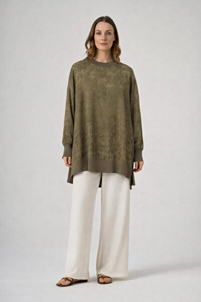 Nuss 3013 Jacquard Detail Tunic